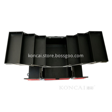 Luxury Makeup Case With Light Aluminum Beauty Cosmetic Makeup Case